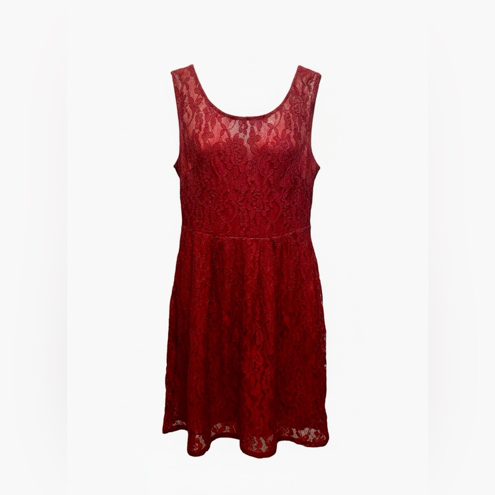 Forever 21 Red Lace Dress